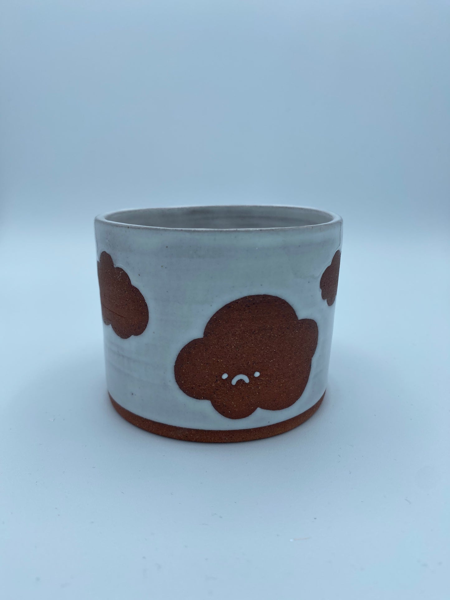 White cloud planter