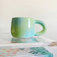 Blue and green gradient mug