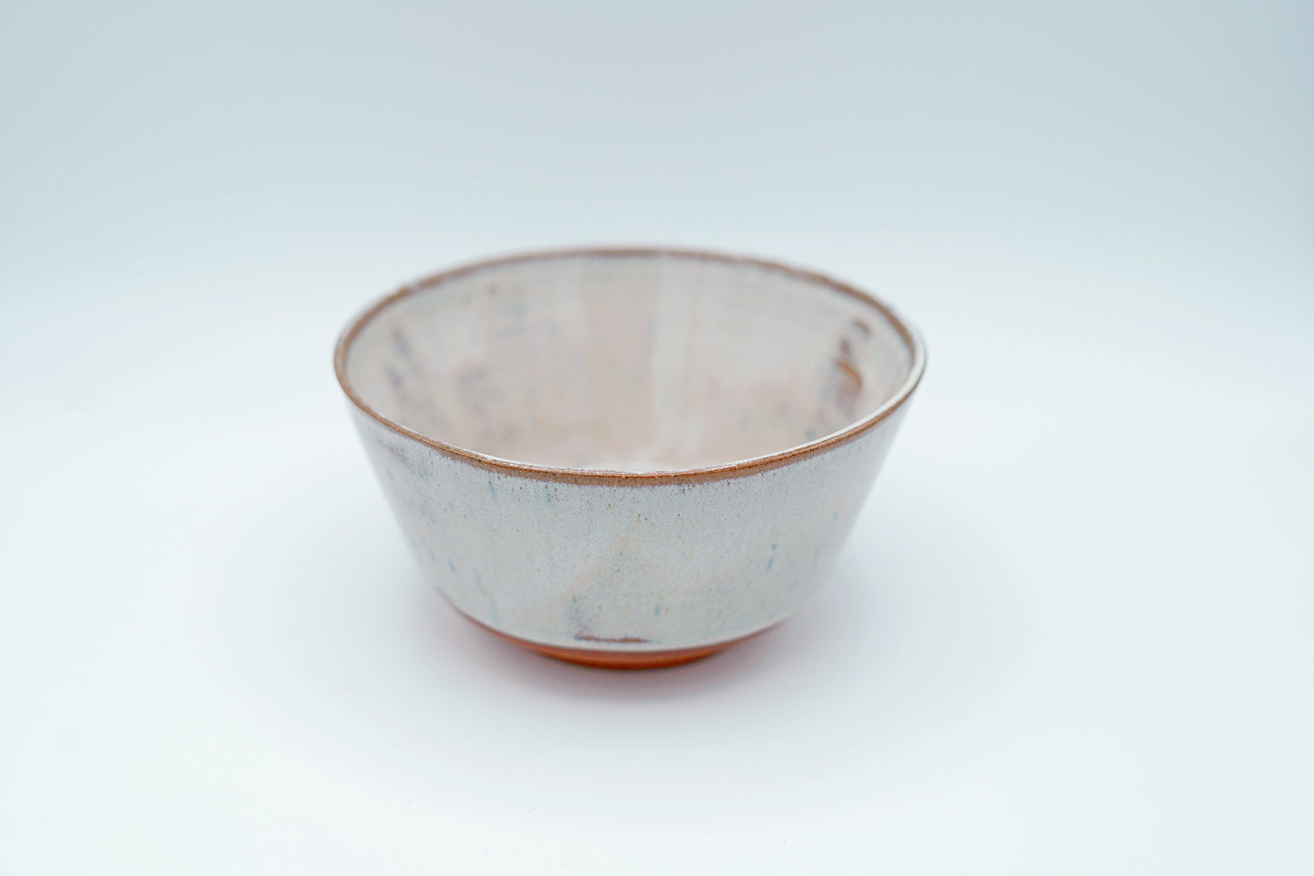 Small blue drippy bowl